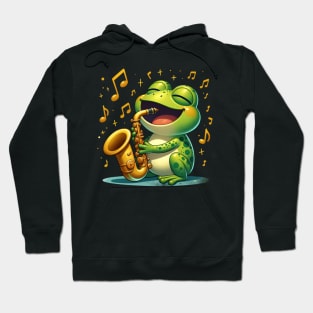 Jazz Frog Hoodie